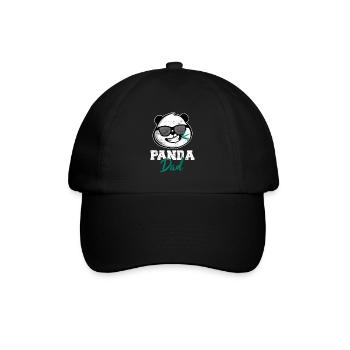 Stay Calm Panda Yoga Cute Panda Bear Panda Lover - Baseballkappe - Schwarz/Schwarz - Vorne