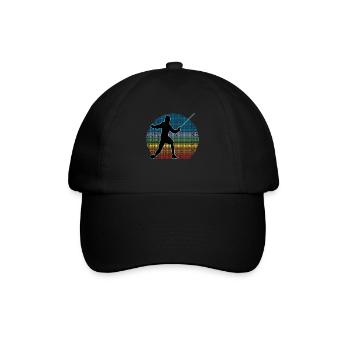 Fechten Fechtsport Fechtkampf Sportfechten - Baseballkappe - Schwarz/Schwarz - Vorne
