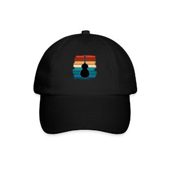 Kontrabass - Baseballkappe - Schwarz/Schwarz - Vorne