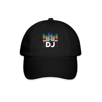 Rave Festival Techno Disko DJ Festival - Baseballkappe - Schwarz/Schwarz - Vorne