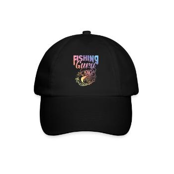 Fishing Guru - Baseballkappe - Schwarz/Schwarz - Vorne
