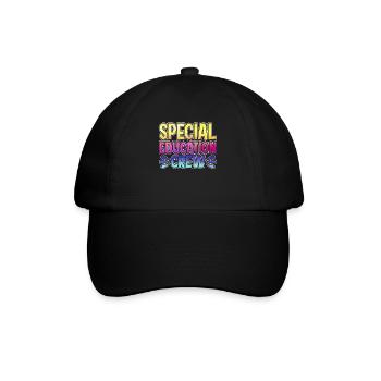 Special Education Crew - Baseballkappe - Schwarz/Schwarz - Vorne