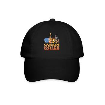 Safari Team Gruppen Safari - Baseballkappe - Schwarz/Schwarz - Vorne