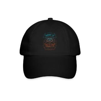 Bauwesen Gebäude Hochbau Geschenke - Baseballkappe - Schwarz/Schwarz - Vorne
