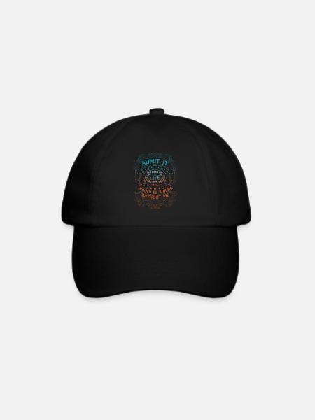 Bauwesen Gebäude Hochbau Geschenke - Baseballkappe - Schwarz/Schwarz
