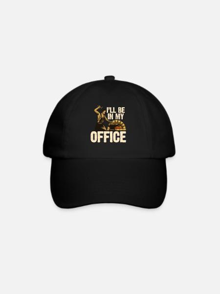 Ich bin in meinem Büro - Schmied - Baseballkappe - Schwarz/Schwarz