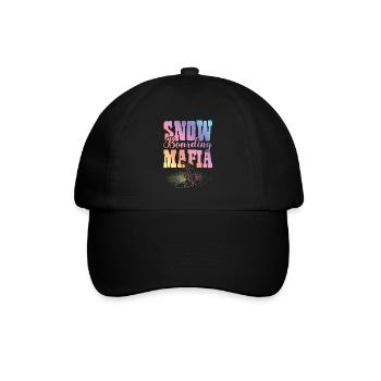 Snowboarding Mafia - Baseballkappe - Schwarz/Schwarz - Vorne