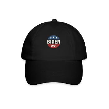 Biden 2024 - Baseballkappe - Schwarz/Schwarz - Vorne