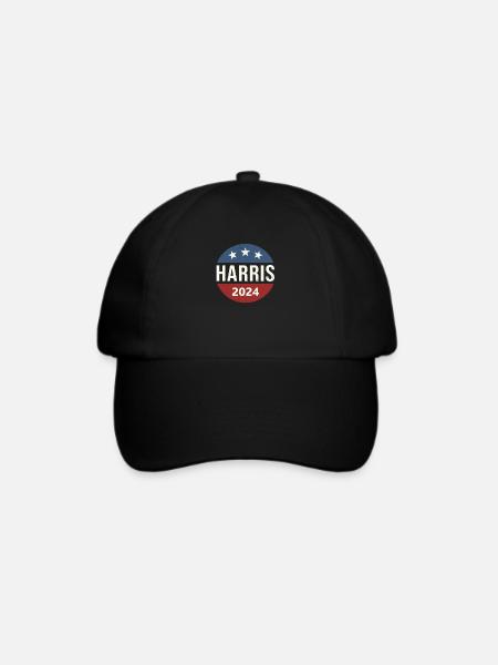 Kamala Harris 2024 - Baseballkappe - Schwarz/Schwarz