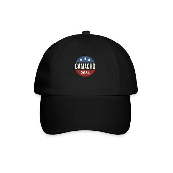 Camacho für Präsident 2024 - Baseballkappe - Schwarz/Schwarz - Vorne