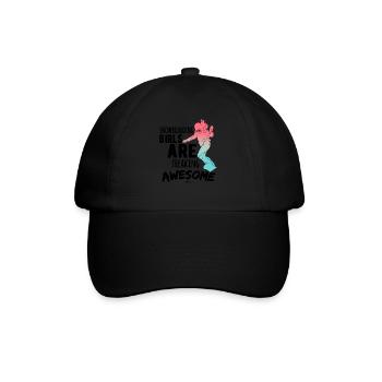Snowboard - Baseballkappe - Schwarz/Schwarz - Vorne