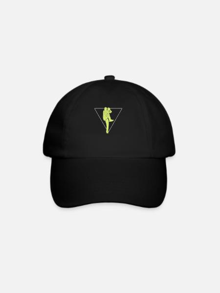 Baseball Logo - Baseballkappe - Schwarz/Schwarz