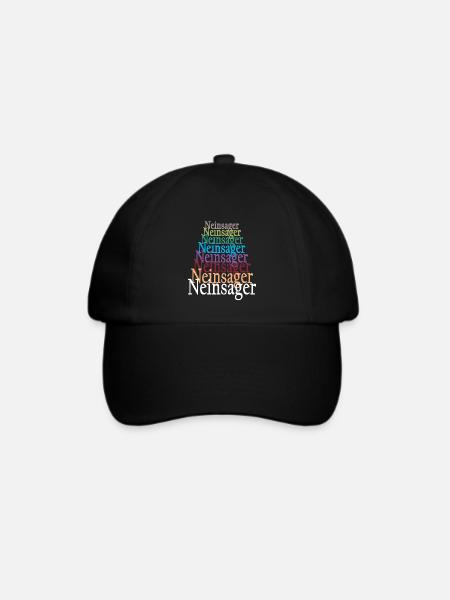 Rebell - Baseballkappe - Schwarz/Schwarz