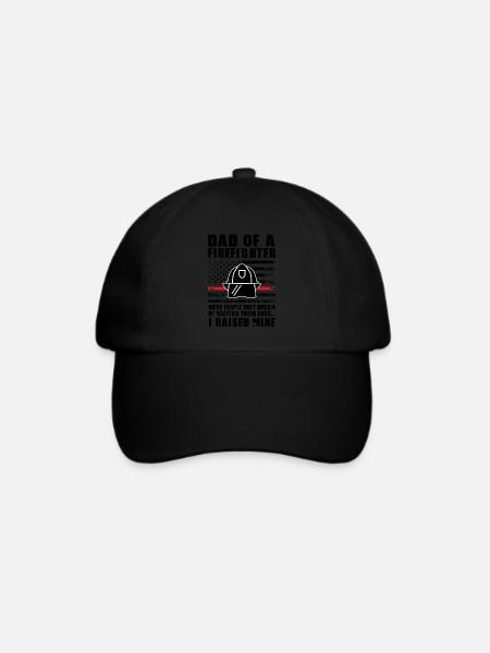 Feuer Feuerwehr Feuerwehr Geschenk - Baseballkappe - Schwarz/Schwarz