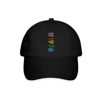 Limited Edition 1976 - Baseballkappe - Schwarz/Schwarz - Vorne
