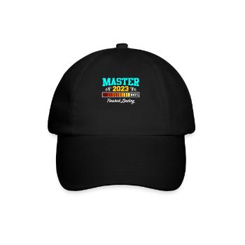 Masterabschluss 2023 Master Abschluss - Baseballkappe - Schwarz/Schwarz - Vorne