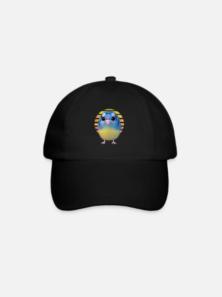 Vögel beobachten Vogel - Baseballkappe - Schwarz/Schwarz