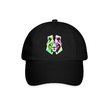 Polygon Löwe - Baseballkappe - Schwarz/Schwarz - Vorne