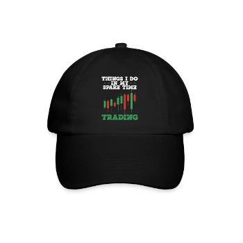 Handel In Meiner Freizeit - Baseballkappe - Schwarz/Schwarz - Vorne