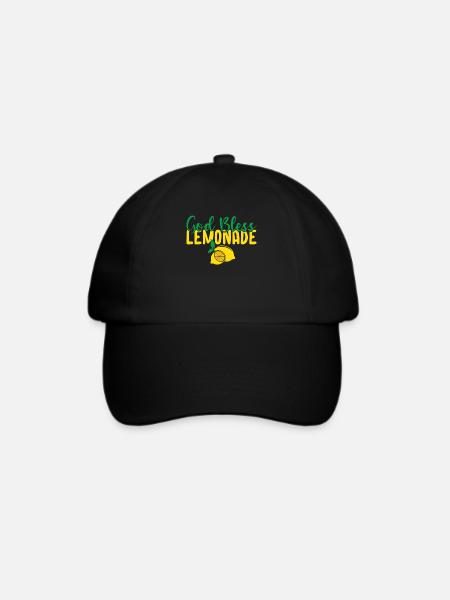 Limonade Geschenkideen - Baseballkappe - Schwarz/Schwarz