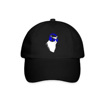 Katze Sonnenbrille Kätzchen Katzenliebe Katzenlieb - Baseballkappe - Schwarz/Schwarz - Vorne