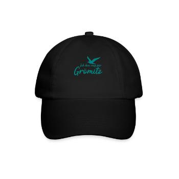 Grömitz - Baseballkappe - Schwarz/Schwarz - Vorne