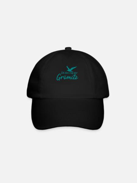 Grömitz - Baseballkappe - Schwarz/Schwarz