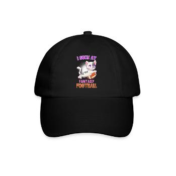 Fantasy Football Verlierer - Baseballkappe - Schwarz/Schwarz - Vorne