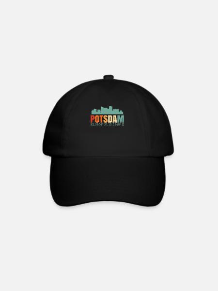 Potsdam Skyline - Baseballkappe - Schwarz/Schwarz