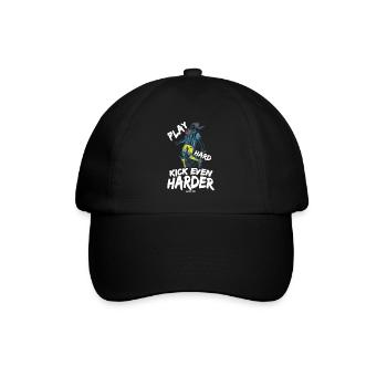 Fussball Mädchen Fussballmannschaft - Baseballkappe - Schwarz/Schwarz - Vorne