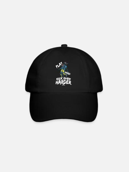 Fussball Mädchen Fussballmannschaft - Baseballkappe - Schwarz/Schwarz