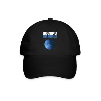 Uranus - Baseballkappe - Schwarz/Schwarz - Vorne