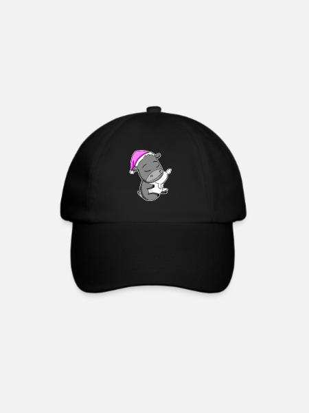 Esel - Baseballkappe - Schwarz/Schwarz