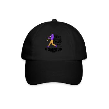 Baseball Pitcher Baseballschläger Sport - Baseballkappe - Schwarz/Schwarz - Vorne