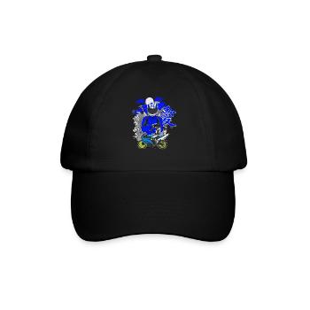 Motorcycle Lifestyle / Motorrad / Motorräder biker - Baseballkappe - Schwarz/Schwarz - Vorne