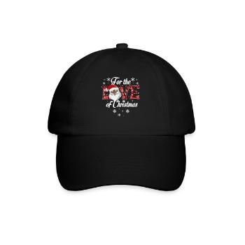 F�r die Liebe zum Weihnachtsfest Weihnachtsfest We - Baseballkappe - Schwarz/Schwarz - Vorne