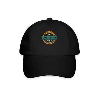 Professioneller Verwalter - Baseballkappe - Schwarz/Schwarz - Vorne
