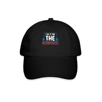 Ich tue es für den Hüter - Baseballkappe - Schwarz/Schwarz - Vorne