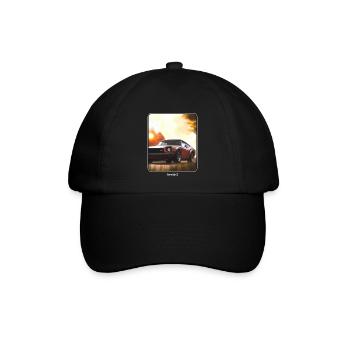 japanisches Auto - der Joyride Z - JDM - Baseballkappe - Schwarz/Schwarz - Vorne