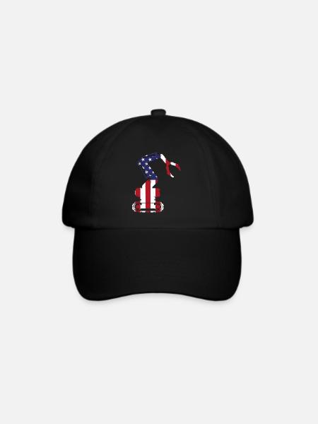 Robot Robotics Engineer American - Baseballkappe - Schwarz/Schwarz