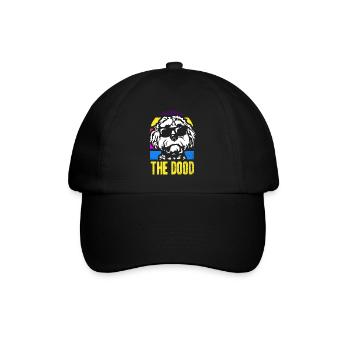 Der Dood Doodle Labradoodle Goldendoodle - Baseballkappe - Schwarz/Schwarz - Vorne