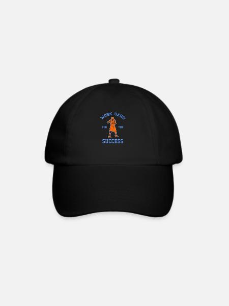 Motivation Basketball - Baseballkappe - Schwarz/Schwarz