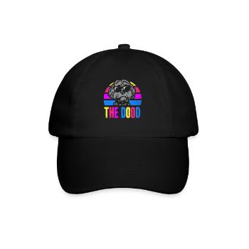Der Dood Doodle Labradoodle Goldendoodle - Baseballkappe - Schwarz/Schwarz - Vorne