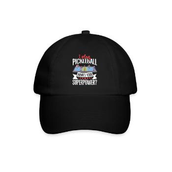 Pickleball Player Pickleball Paddle Pickleball - Baseballkappe - Schwarz/Schwarz - Vorne