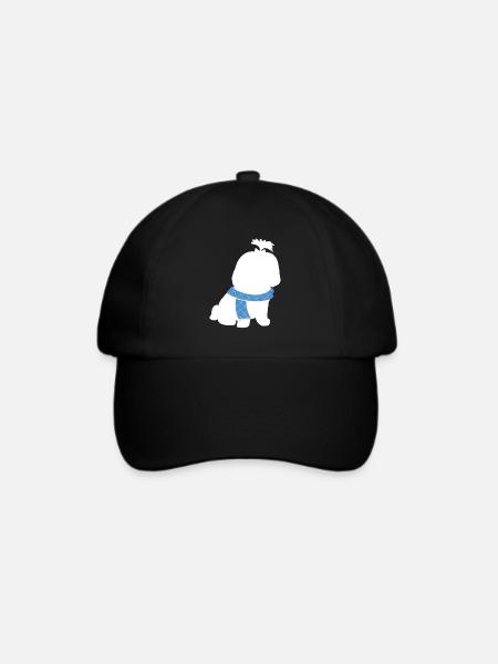 Shih Tzu - Baseballkappe - Schwarz/Schwarz