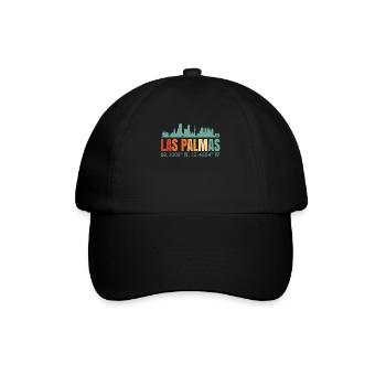 Las Palmas - Baseballkappe - Schwarz/Schwarz - Vorne