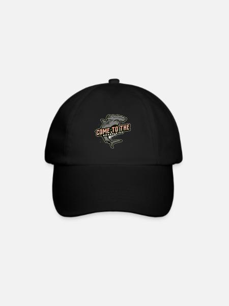 come to the shark side - Baseballkappe - Schwarz/Schwarz