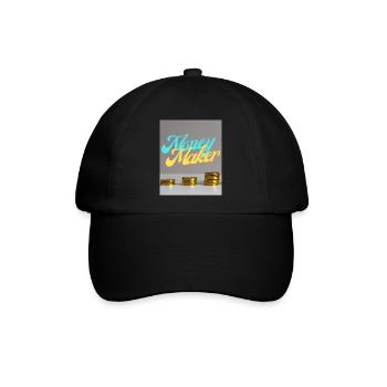 Money Maker - Baseballkappe - Schwarz/Schwarz - Vorne