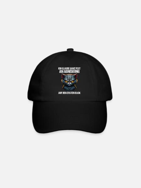 Katze Kätzchen Katzenhalter Katzen Sarkasmus - Baseballkappe - Schwarz/Schwarz