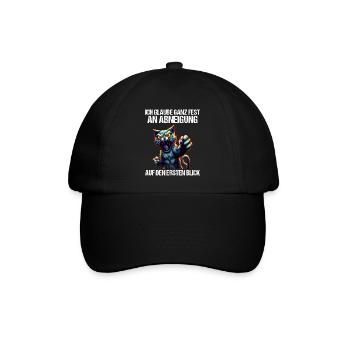 Katze Kätzchen Katzenhalter Katzen Sarkasmus - Baseballkappe - Schwarz/Schwarz - Vorne